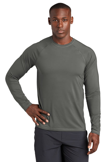 Sport-Tek  Long Sleeve Rashguard Tee. ST470LS Dark Smoke Grey