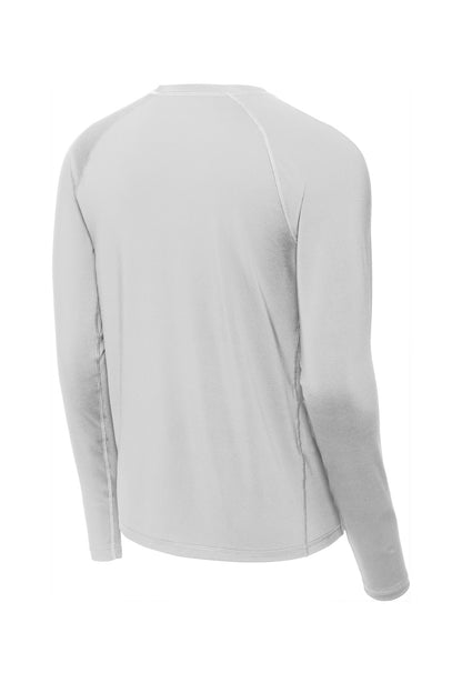 Sport-Tek  Long Sleeve Rashguard Tee. ST470LS White