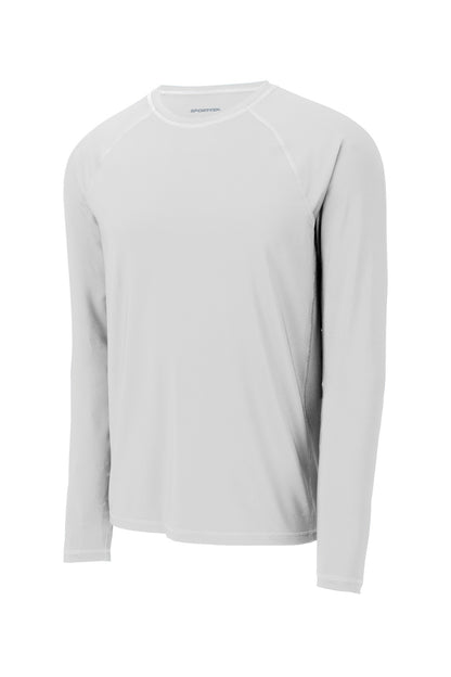 Sport-Tek  Long Sleeve Rashguard Tee. ST470LS White