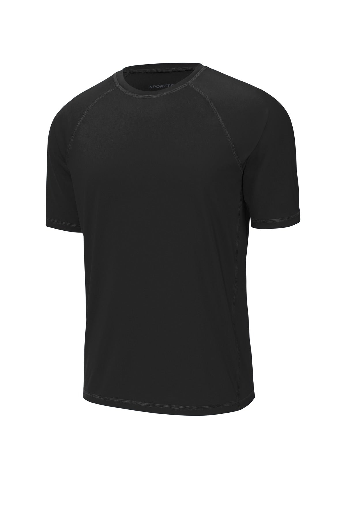 Sport-Tek  Rashguard Tee. ST470 Black