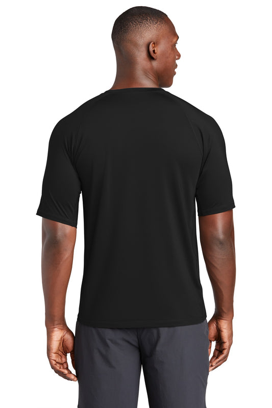 Sport-Tek  Rashguard Tee. ST470 Black