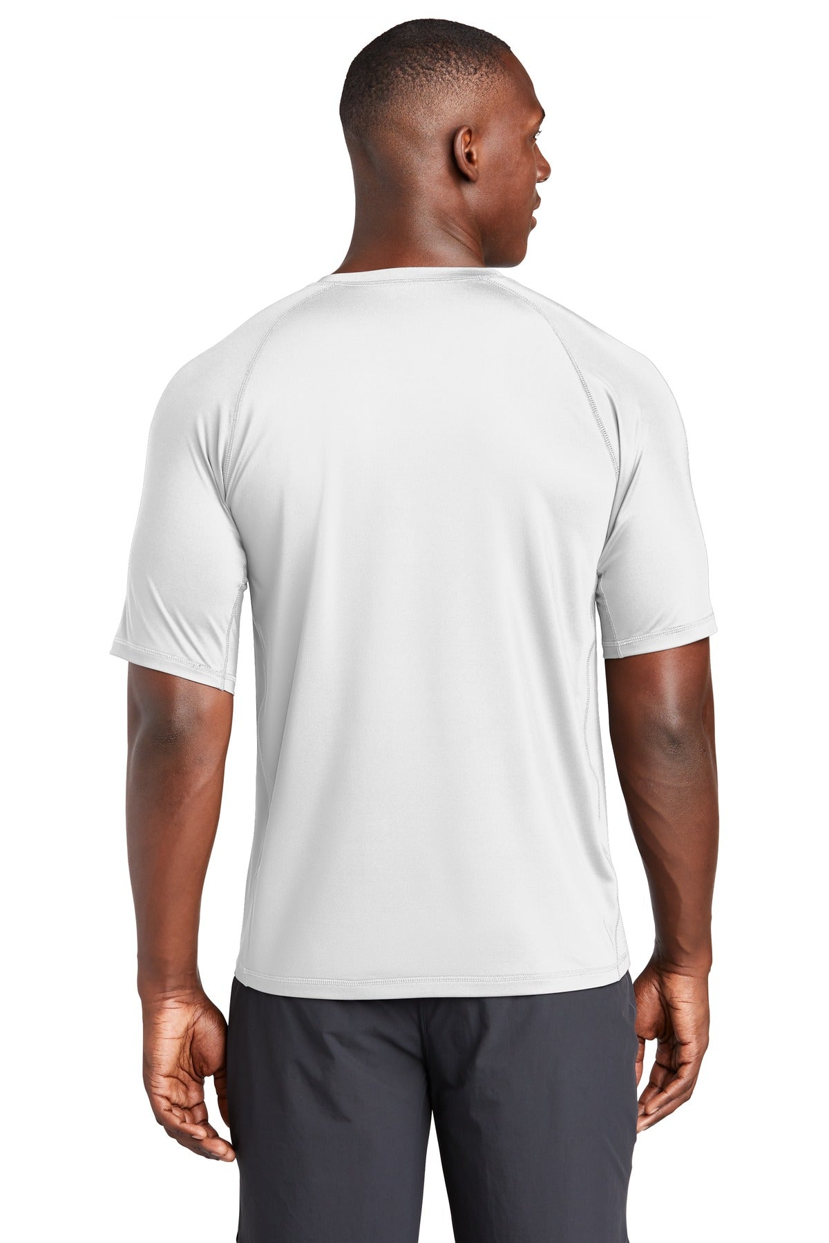 Sport-Tek  Rashguard Tee. ST470 White