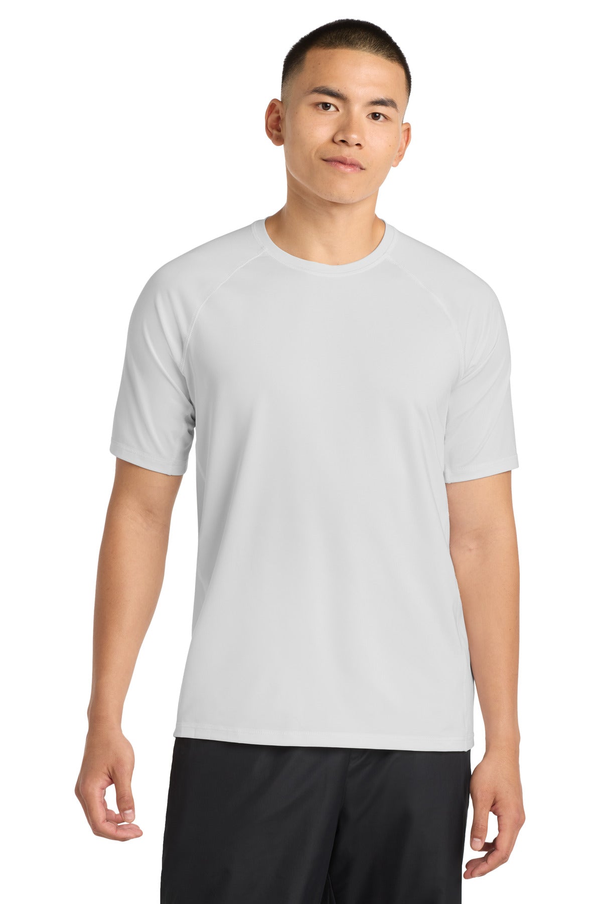Sport-Tek Rashguard Tee ST470 White