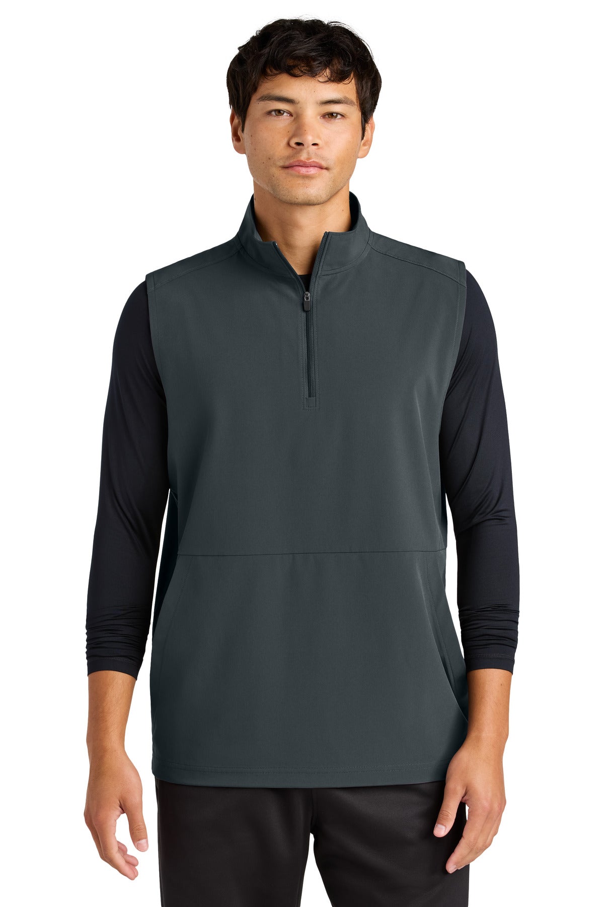 Sport-Tek Repeat 1/2-Zip Vest ST487 Iron Grey