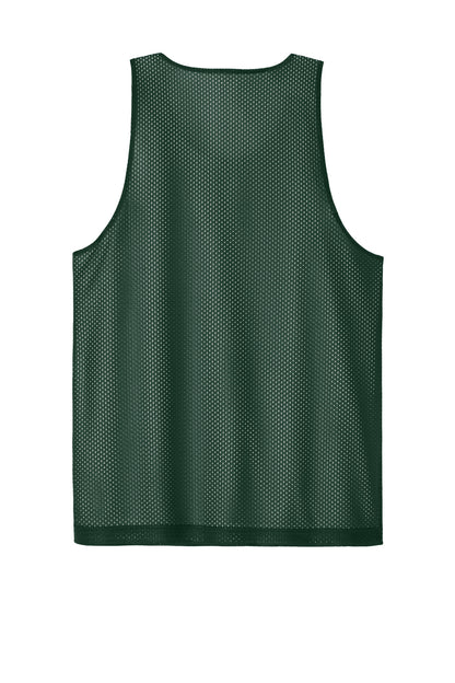 Sport-Tek PosiCharge Reversible Mesh Tank ST5000 Forest Green/ White