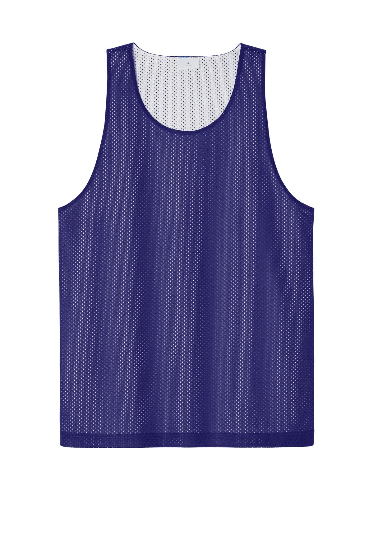 Sport-Tek PosiCharge Reversible Mesh Tank ST5000 Purple/ White