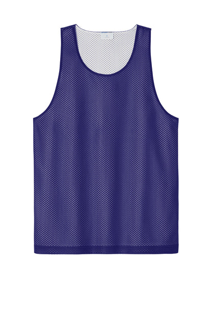 Sport-Tek PosiCharge Reversible Mesh Tank ST5000 Purple/ White