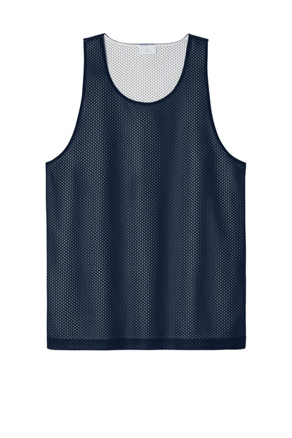 Sport-Tek PosiCharge Reversible Mesh Tank ST5000 True Navy/ White