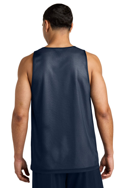 Sport-Tek PosiCharge Reversible Mesh Tank ST5000 True Navy/ White
