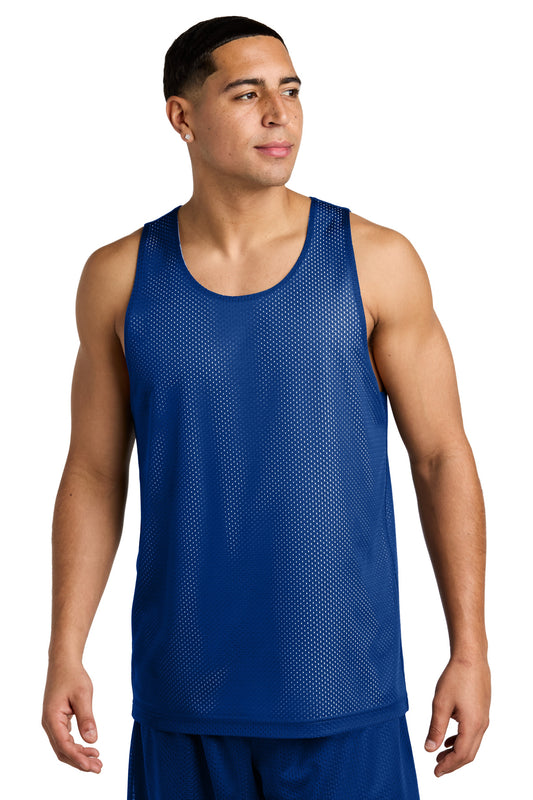 Sport-Tek PosiCharge Reversible Mesh Tank ST5000 True Royal/ White