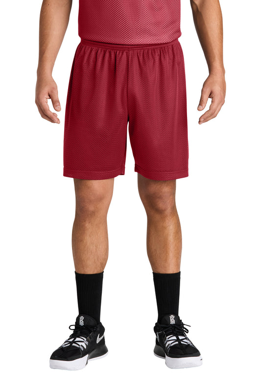 Sport-Tek PosiCharge Mesh 7 Short ST5100 Deep Red
