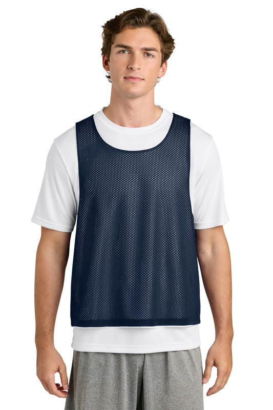 Sport-Tek Lacrosse Reversible Pinnie ST512 True Navy/ White