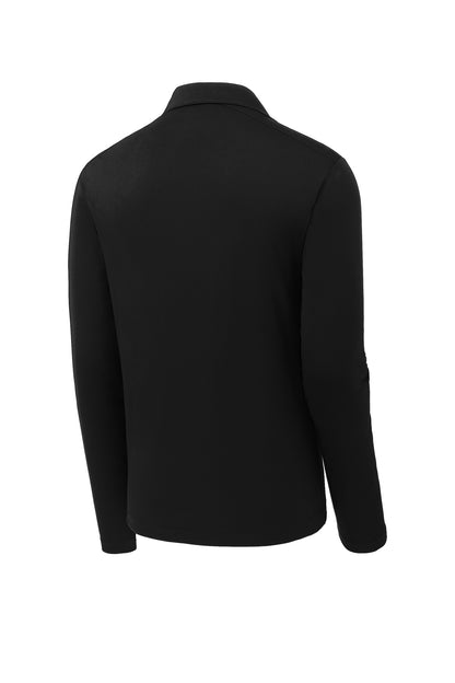 Sport-Tek   Posi-UV  Pro Long Sleeve Polo. ST520LS Black