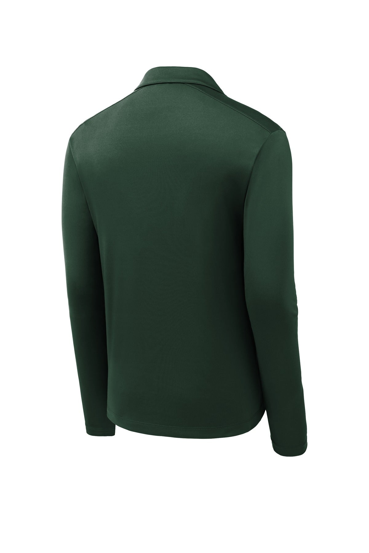 Sport-Tek   Posi-UV  Pro Long Sleeve Polo. ST520LS Forest Green