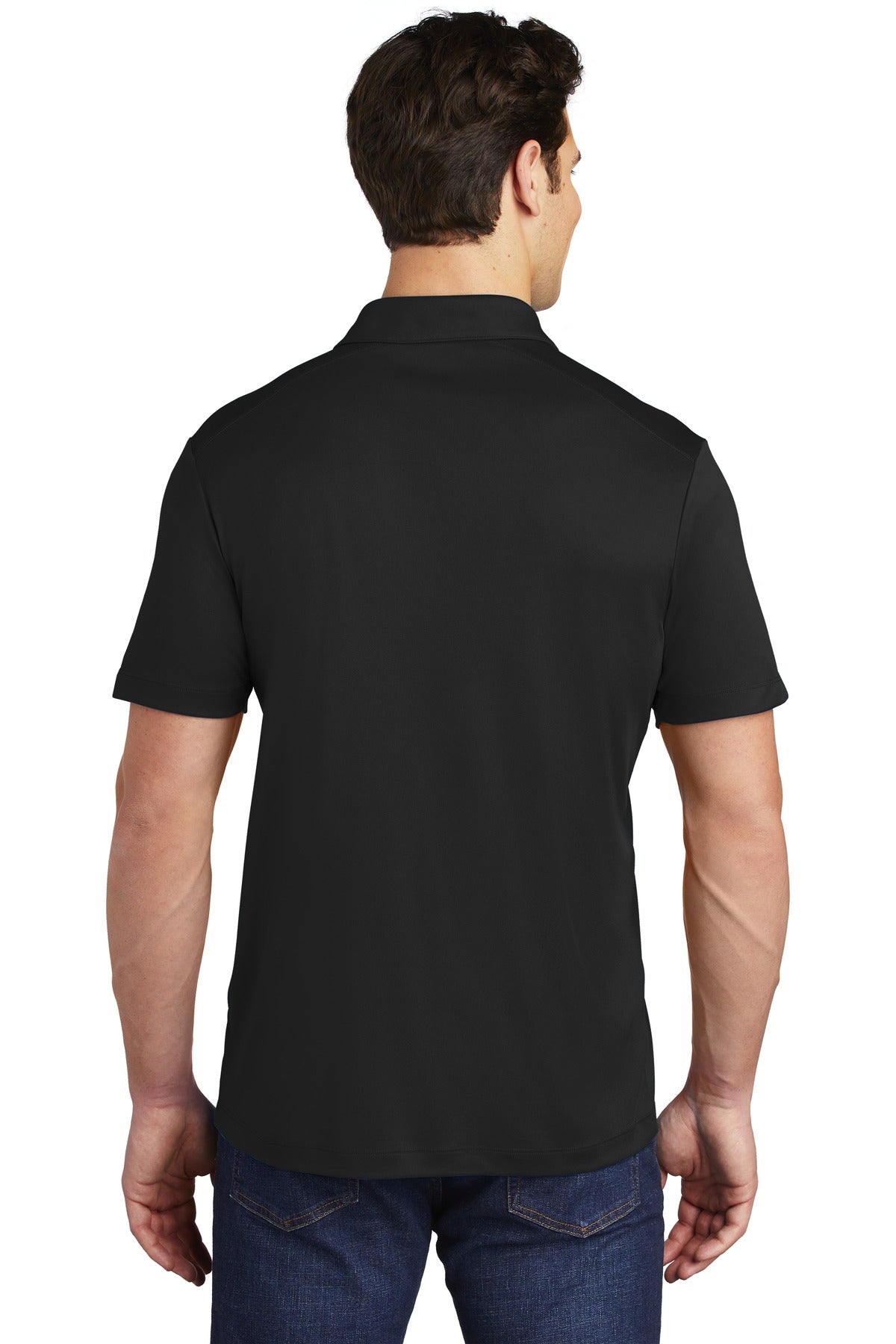 Sport-Tek   Posi-UV  Pro Polo. ST520 Black