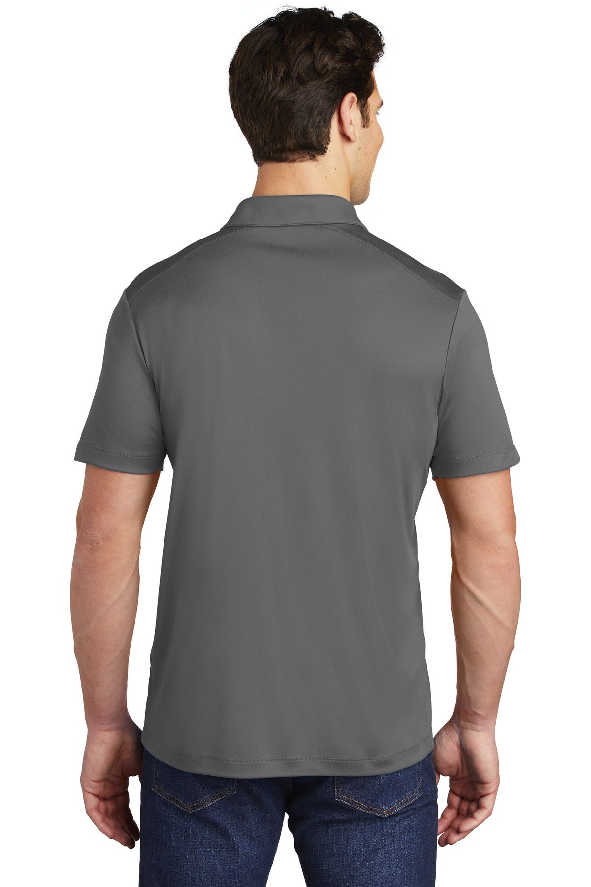 Sport-Tek   Posi-UV  Pro Polo. ST520 Dark Smoke Grey