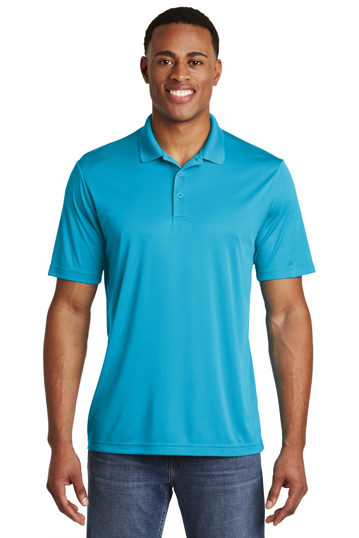 Sport-Tek  PosiCharge  Competitor  Polo. ST550 Atomic Blue