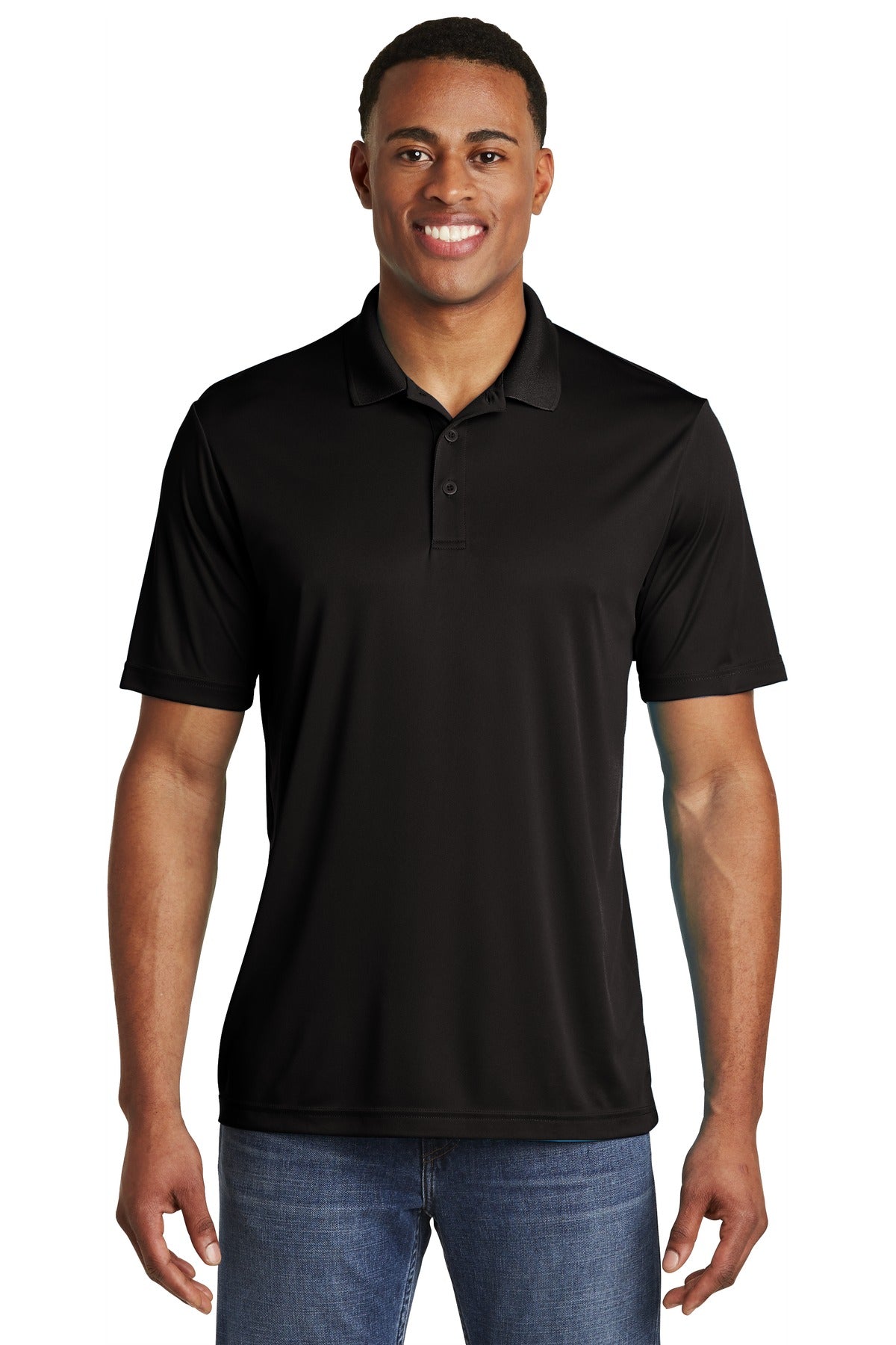 Sport-Tek  PosiCharge  Competitor  Polo. ST550 Black