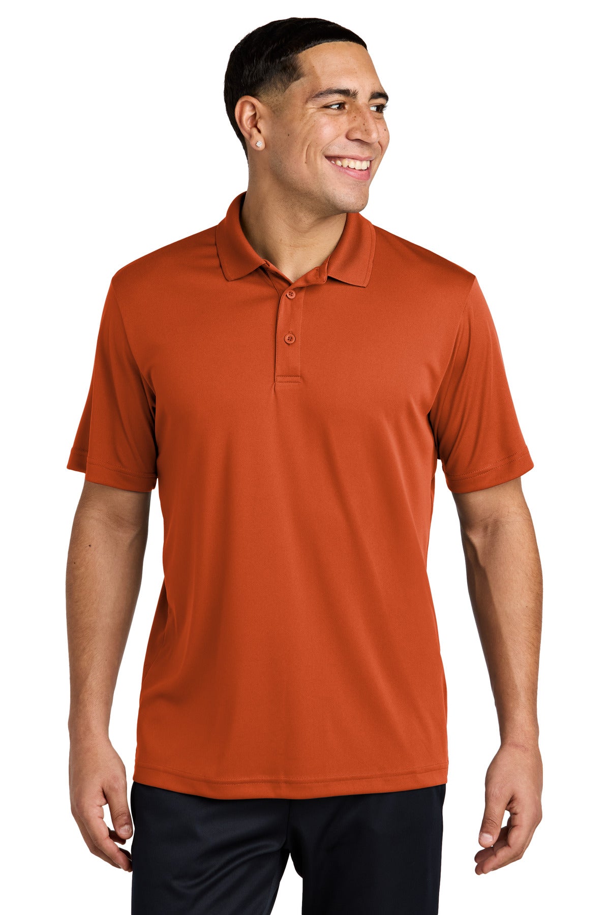 Sport-Tek  PosiCharge  Competitor  Polo. ST550 Deep Orange