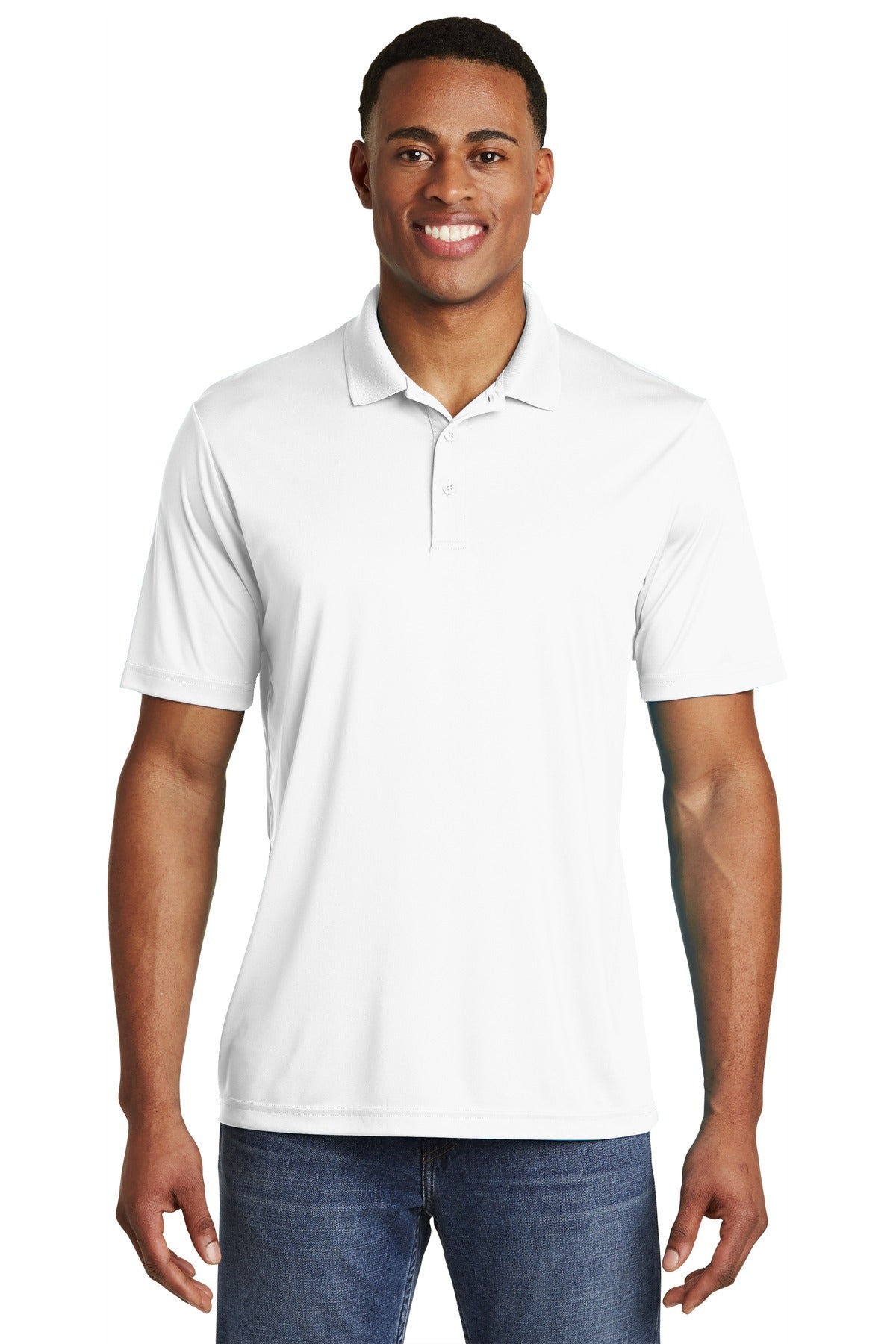 Sport-Tek  PosiCharge  Competitor  Polo. ST550 White