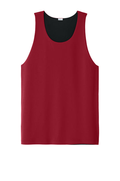 Sport-Tek PosiCharge Competitor Rev Tank ST551 Deep Red/ Black