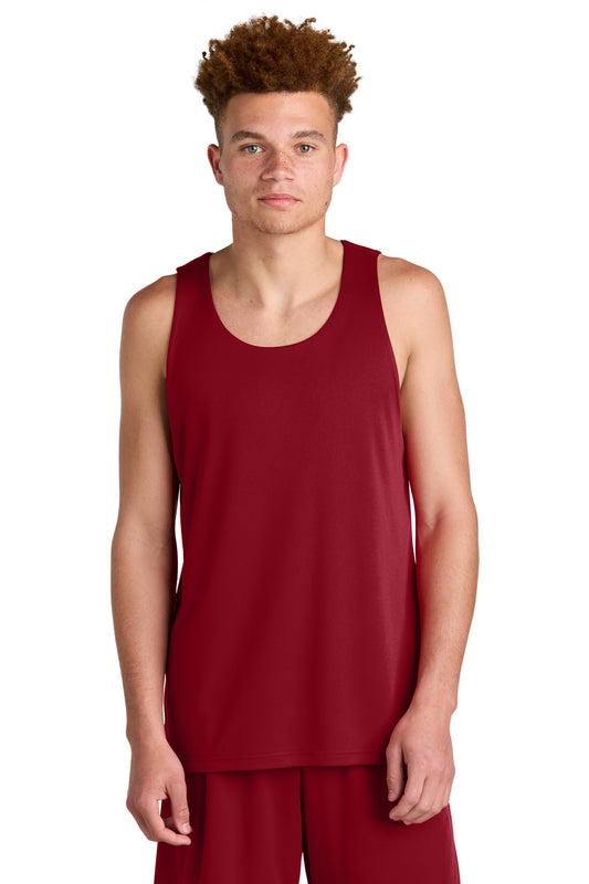 Sport-Tek PosiCharge Competitor Rev Tank ST551 Deep Red/ Black