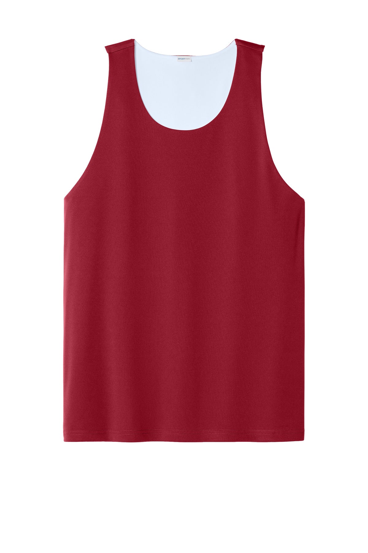 Sport-Tek PosiCharge Competitor Rev Tank ST551 Deep Red/ White