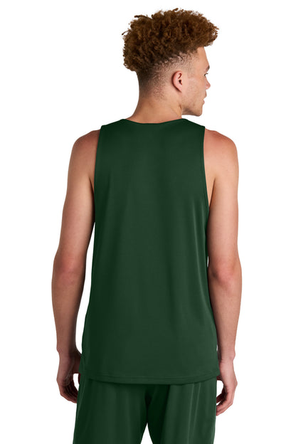 Sport-Tek PosiCharge Competitor Rev Tank ST551 Forest Green/ White