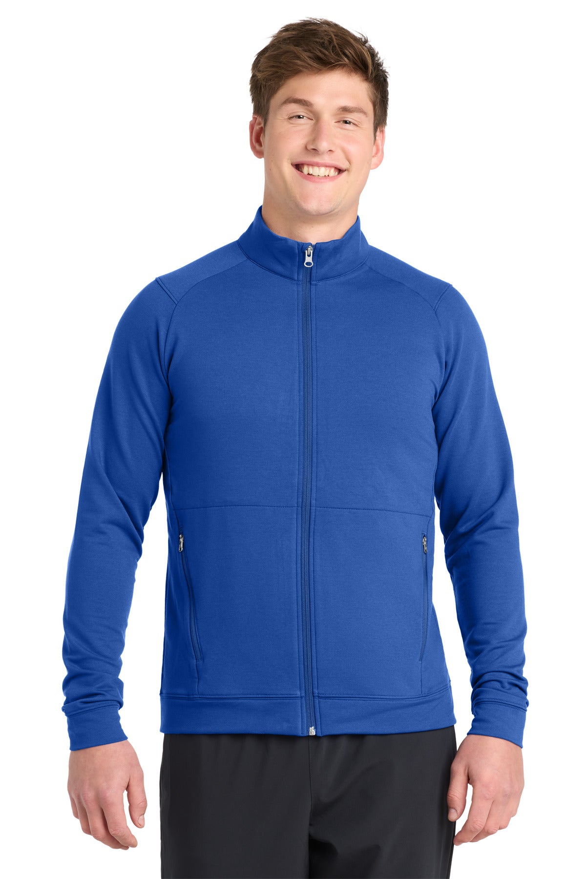 Sport-Tek Sport-Wick Flex Fleece Full-Zip ST560 True Royal