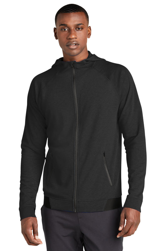 Sport-Tek PosiCharge Strive Hooded Full-Zip ST570 Black