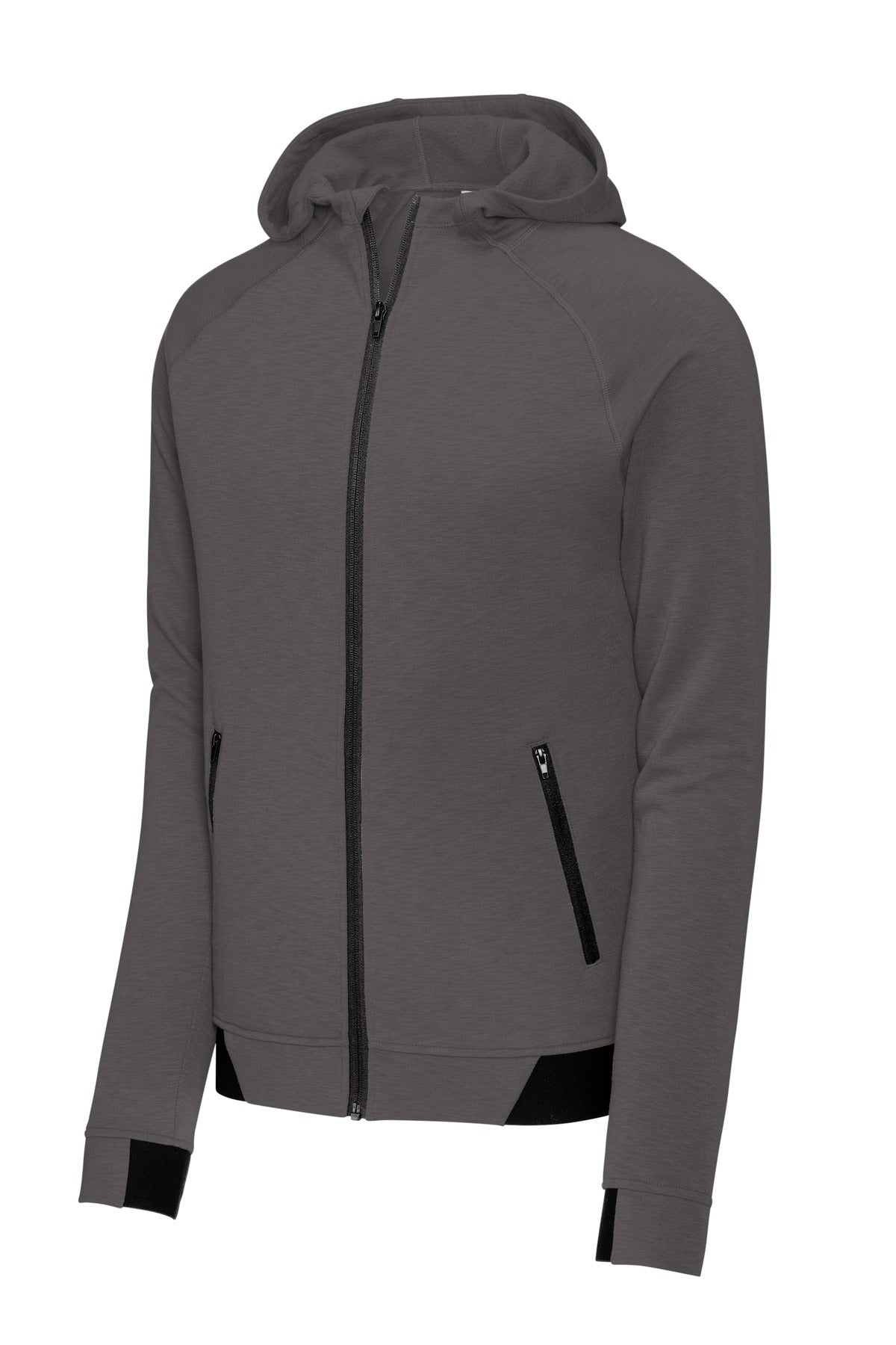 Sport-Tek PosiCharge Strive Hooded Full-Zip ST570 Graphite