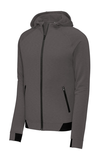 Sport-Tek PosiCharge Strive Hooded Full-Zip ST570 Graphite