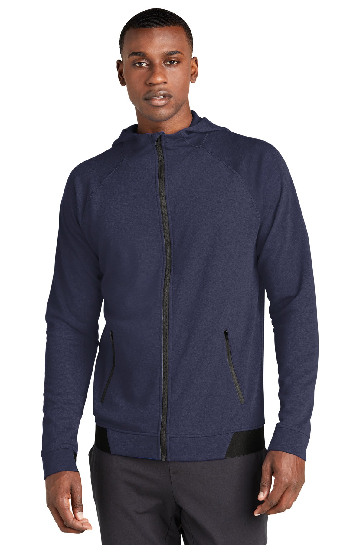 Sport-Tek PosiCharge Strive Hooded Full-Zip ST570 True Navy