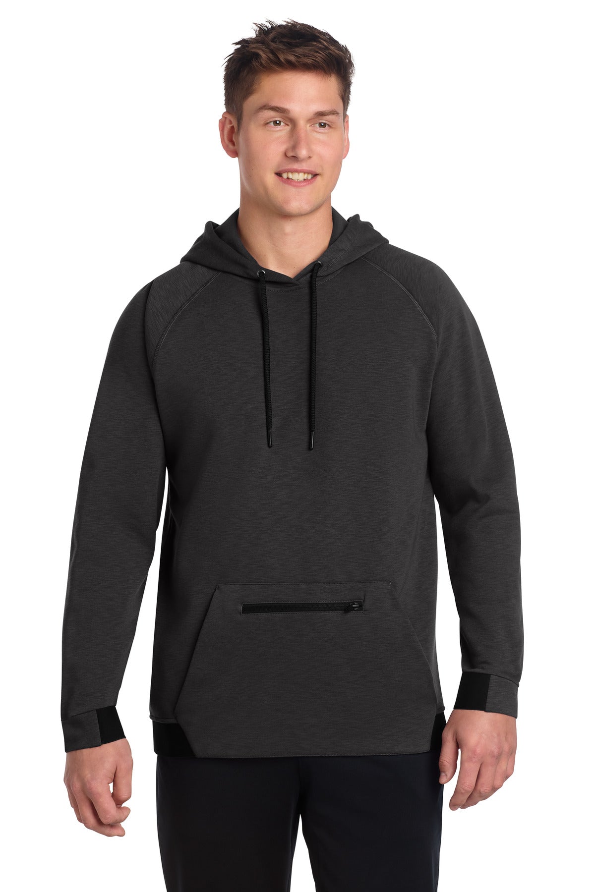 Sport-Tek PosiCharge Strive Hooded Pullover ST571 Black