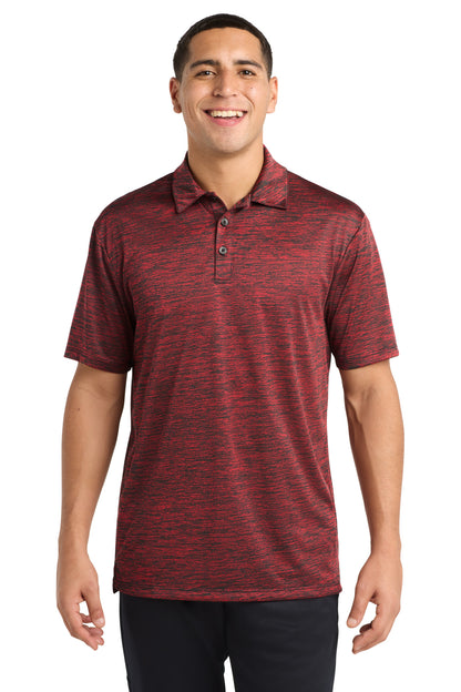 Sport-Tek PosiCharge Electric Heather Polo ST590
