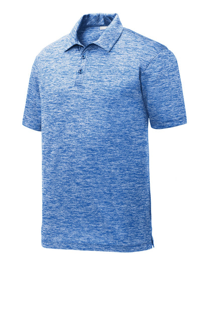 Sport-Tek  PosiCharge  Electric Heather Polo. ST590 True Royal Electric