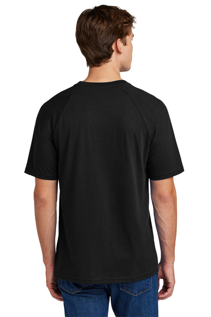 Sport-Tek Halftime Raglan Tee ST6040 Black