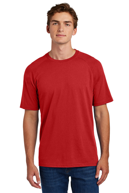 Sport-Tek Halftime Raglan Tee ST6040 Deep Red
