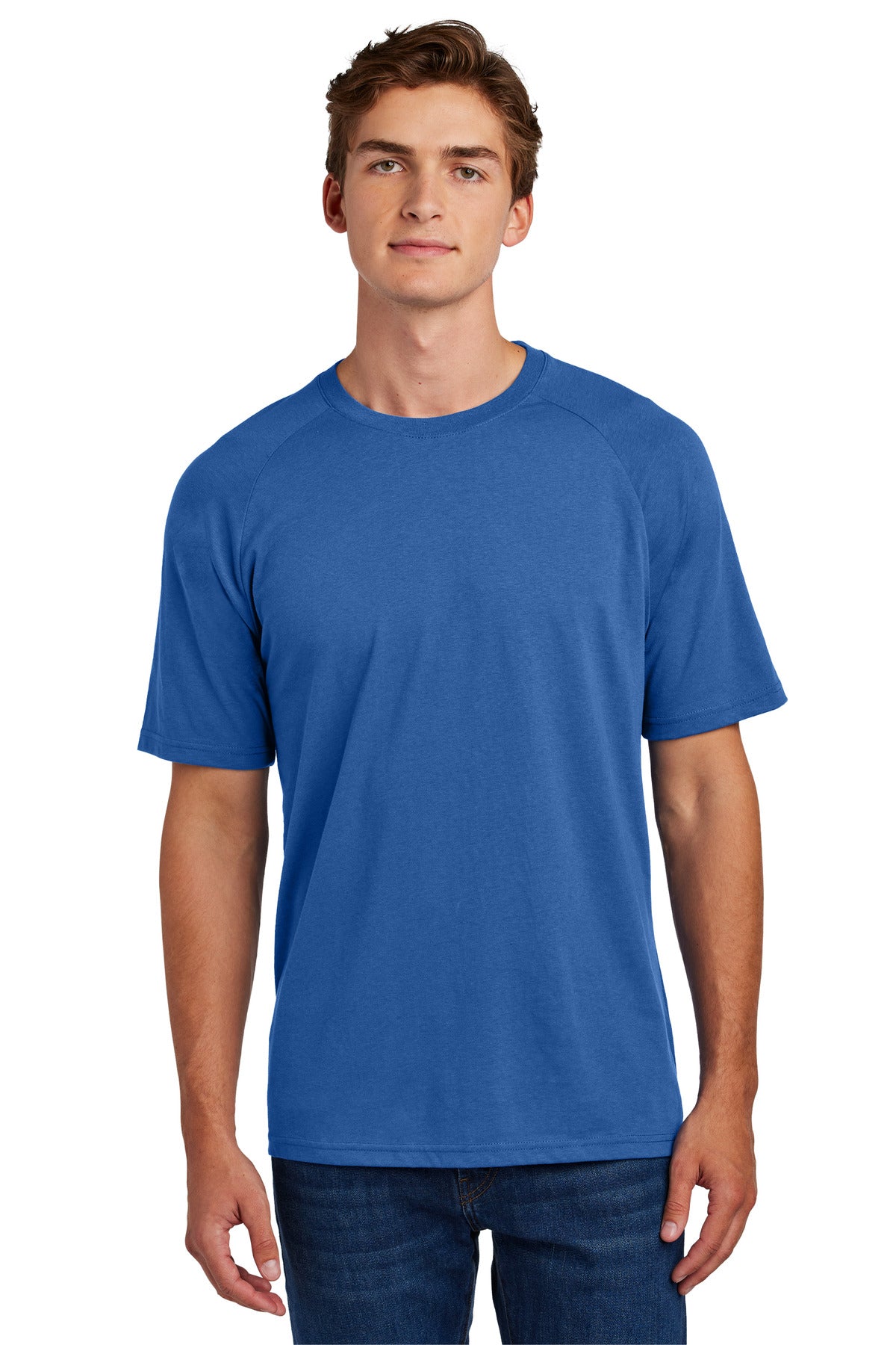 Sport-Tek Halftime Raglan Tee ST6040 True Royal