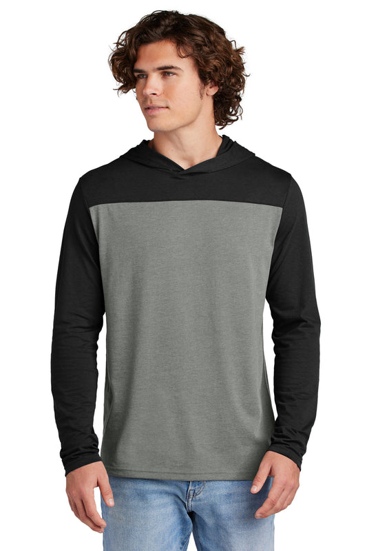 Sport-Tek Halftime Long Sleeve Hoodie ST6044 Black/ Vintage Heather