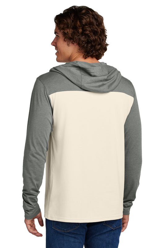 Sport-Tek Halftime Long Sleeve Hoodie ST6044 Vintage Heather/ Ecru