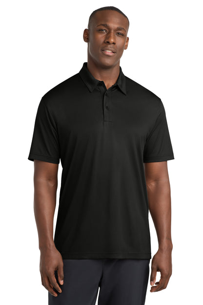 Sport-Tek Embossed PosiCharge Tough Polo ST630 Black