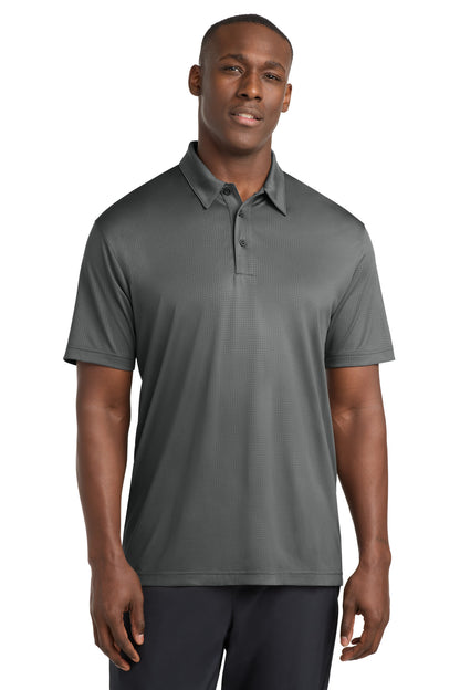 Sport-Tek Embossed PosiCharge Tough Polo