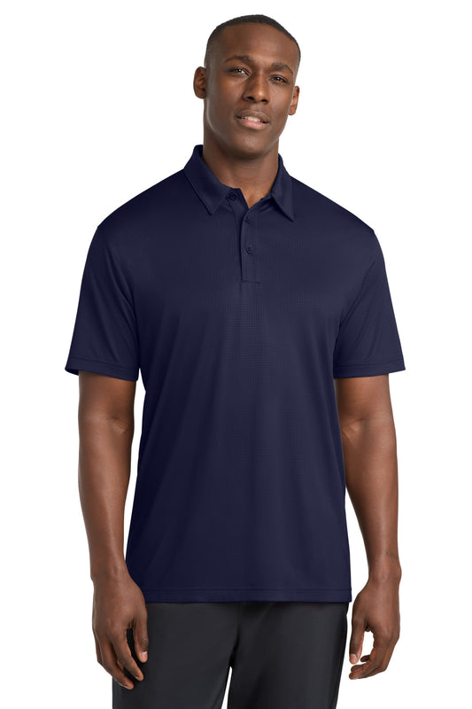 Sport-Tek Embossed PosiCharge Tough Polo ST630 True Navy