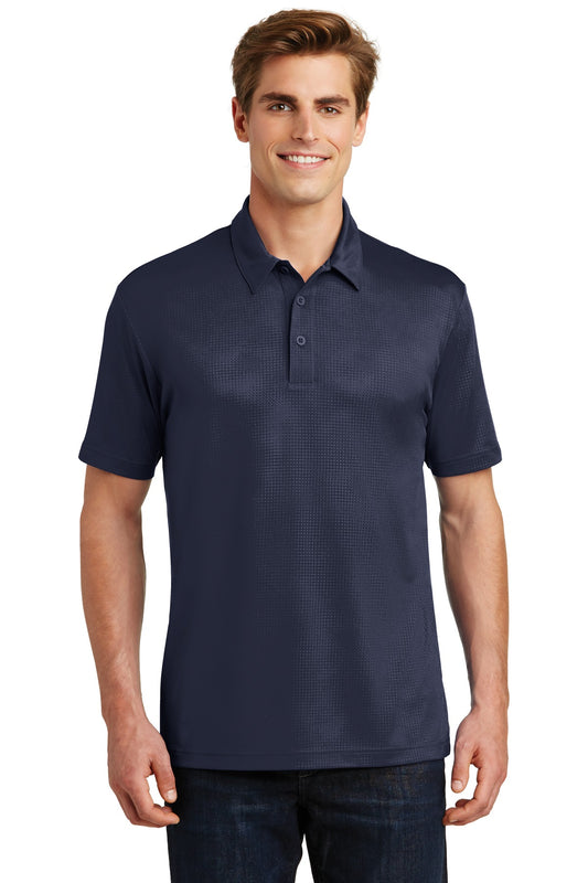 Sport-Tek Embossed PosiCharge Tough Polo. ST630 True Navy