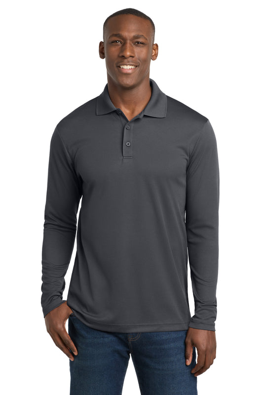Sport-Tek PosiCharge RacerMesh Long Sleeve Polo ST640LS Graphite