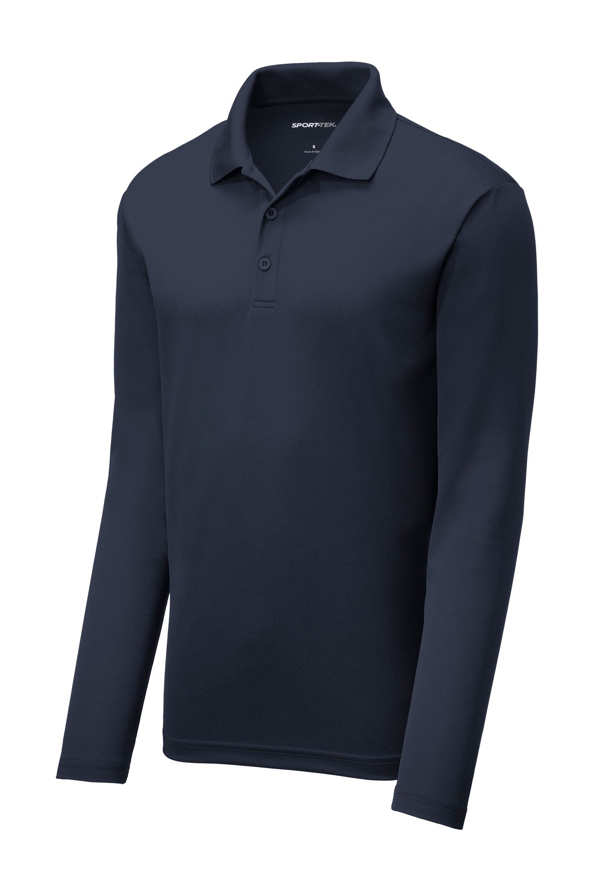 Sport-Tek  PosiCharge  RacerMesh  Long Sleeve Polo. ST640LS True Navy