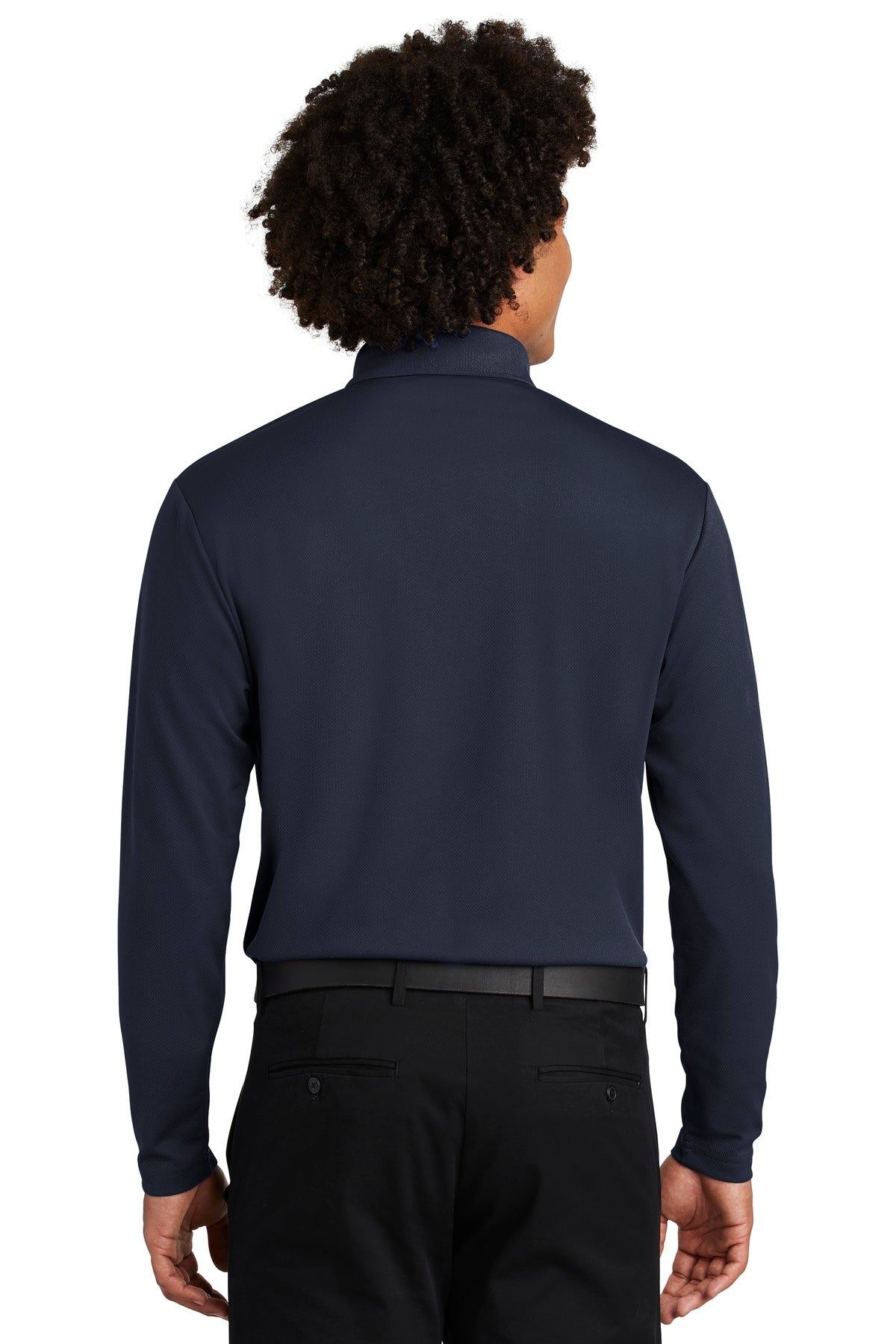 Sport-Tek  PosiCharge  RacerMesh  Long Sleeve Polo. ST640LS True Navy