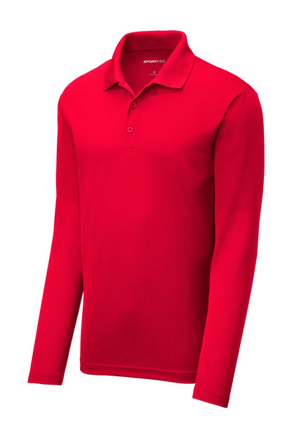 Sport-Tek  PosiCharge  RacerMesh  Long Sleeve Polo. ST640LS True Red