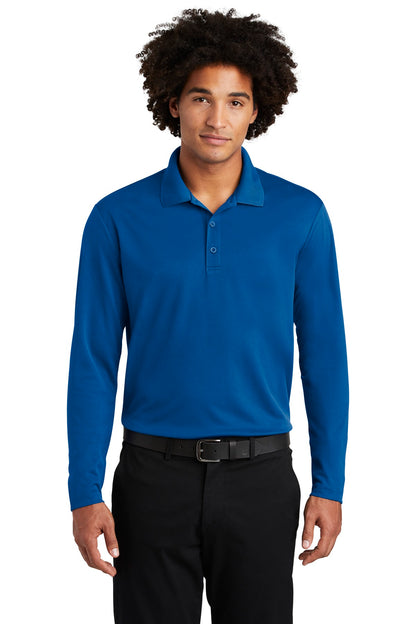 Sport-Tek  PosiCharge  RacerMesh  Long Sleeve Polo. ST640LS True Royal
